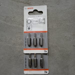 Бита BOSCH T15 (упаковка 3 шт.)