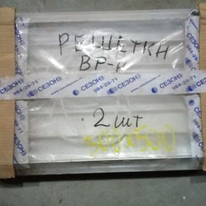 Решетка вентиляционная стальная ВР-И 500х300 (цвет белый)