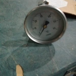 Термометр стрелочный биметаллический JUMO тип 8002 с защитной гильзой 160 мм