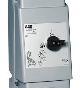 Розетка с блокировкой и выключателем, 63А, IP67 463MVS6WH ABB 2CMA162845R1000