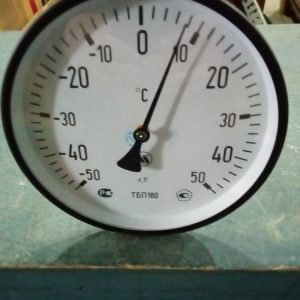 Термометр, диаметр корпуса 160 мм, -50...+50°С, L=400 мм ТБП160/400Х/Т/(-50...+50°С)/М20х1,5