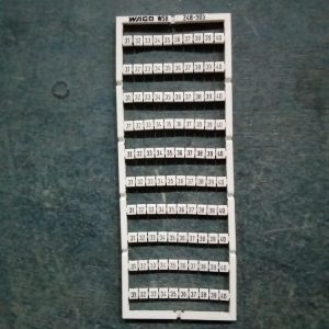 Маркировка WAGO 248-505 (1 пластина 10 полос)