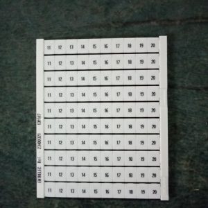 Маркировка 1SNA234003R2100 11-20 RC810 (1 пластина 10 полос)