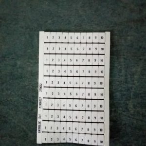 Маркировка 1SNA233002R2700 1-10 RC610 (1 пластина 10 полос)