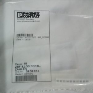 Маркировка Phoenix Contact ZBF4.LGS:FORTL.ZAHLEN91-100 0808626 (упак. 10 шт.)