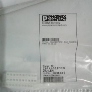 Маркировка Phoenix Contact ZBF4.LGS:FORTL.ZAHLEN71-80 0808626 (упак. 10 шт.)
