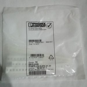 Маркировка Phoenix Contact ZB5.LGS:FORTL.ZAHLEN21-30 1050017 (упак. 10 шт.)