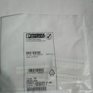 Маркировка Phoenix Contact ZB5.LGS:FORTL.ZAHLEN31-40 1050017 (упак. 10 шт.)
