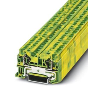 Заземляющий клеммный модуль с пружинными зажимами ST 4-PE Phoenix contact 3031380 (упак. 50 шт.)