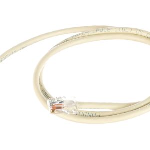 Патч-корд PANDUIT UTPCH1MY TX5e UTP, Cat.5e, с модульными разъёмами PAN-PLUG на обоих концах, 24 AWG, 1м