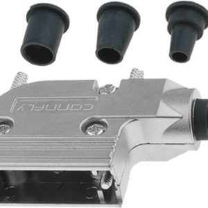 Корпус к разъему 9 pin D-SUB металлический угловой Connfly DS1047-01-09