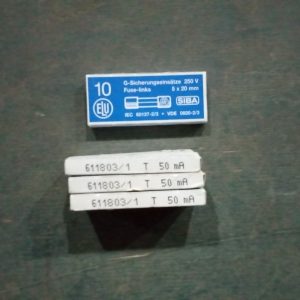 Предохранитель (плавкая вставка) SIBA 60127-2/2 50 mA (упак. 10 шт.)