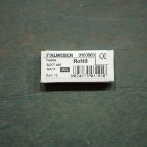 Предохранитель (плавкая вставка) ITALWEBER 0100500 500 mA (упак. 10 шт.)