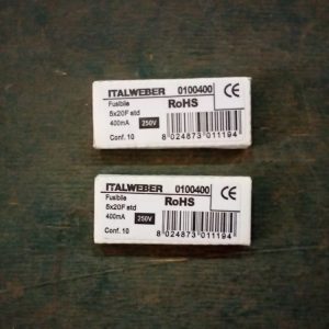 Предохранитель (плавкая вставка) ITALWEBER 0100400 5х20F 400 mA (упак. 10 шт.)