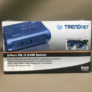 Коммутатор 2-портовый TRENDNET TK-205K
