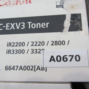 Картридж черный CANON C-EXV 3
