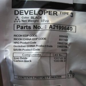 Девелопер A2199640 Type 3 для Ricoh Aficio FT3613, 3813, 4015, 4018, 4615, 4618 (370 гр.)