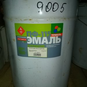 Эмаль алкидная Триоль ПФ-115 (черная) 24 кг