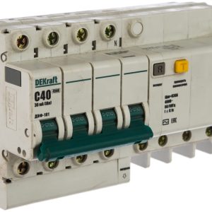Дифавтомат DEKraft 15024DEK ДИФ101-4Р-040А-030-C
