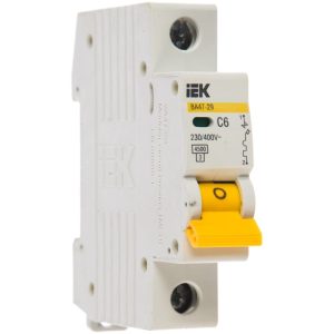 Автоматический выключатель ВА47-29 1п, 6А, "С", 4.5кА IEK MVA20-1-006-C
