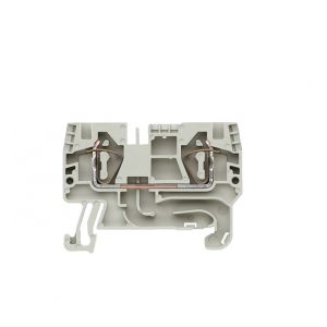 Клемма пружинная проходная 4 мм², серый, Schneider Electric AB1RRN435U2G