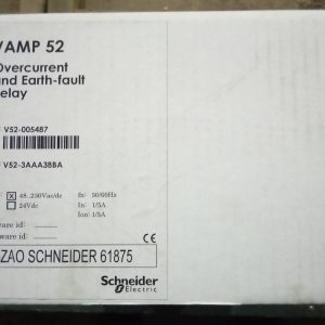 Блок базовый VAMP52 с дополнительным входом/выходом 220В RS-485 RJ-45 Schneider Electric V52-3AAA3BBE