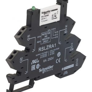 Комплект реле и розетки, пружинный, 24В АС/DC Schneider Electric RSL1PRBU