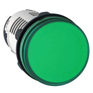 Лампа сигнальная 22 мм, 24В, зеленая, серия Harmony Schneider Electric XB7EV03BP
