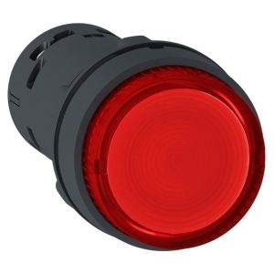Кнопка 22 мм, 230В, IP54, красная с подсветкой, серия Harmony Schneider Electric XB7NW34M2