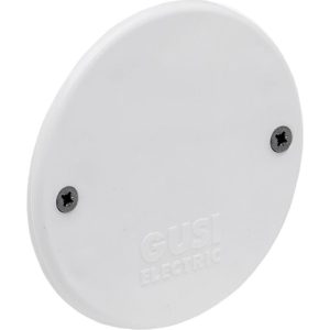 Крышка подрозетника GUSI ELECTRIC белая, D-75 Евро С3А4
