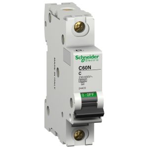 Автоматический выключатель C60N 1П 1A (C) Schneider Electric 24395