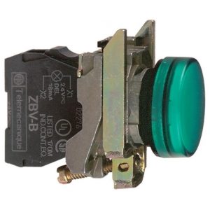 Сигнальная лампа 22 мм, 230-240В, зеленый, серия Harmony Schneider Electric XB4BVM3
